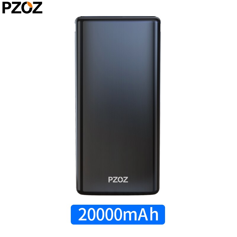 PZOZ-Banco de energía de 20000mAh, Cargador rápido USB C PD para iPhone, Samsung, xiaomi tipo C, batería externa 3,0: Default Title