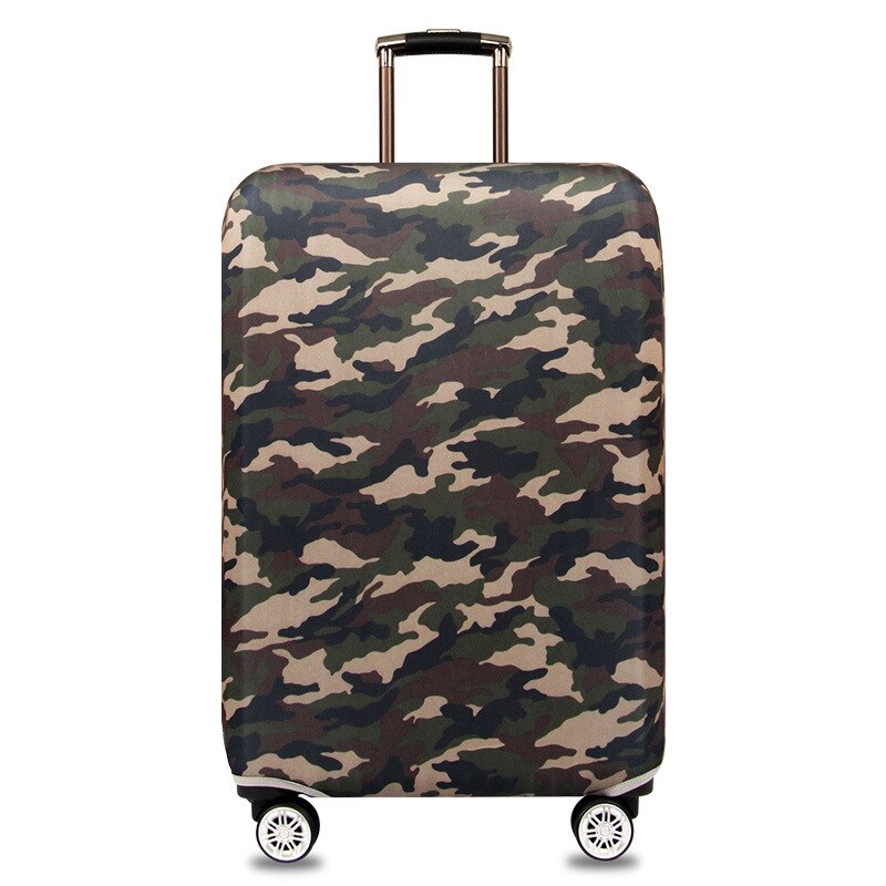 Camouflage Luggage Cover Suitable for 18-32 Inch Suitcase Protector Trolley Case Elastic Dust Cover Travel Accessorie: A / S