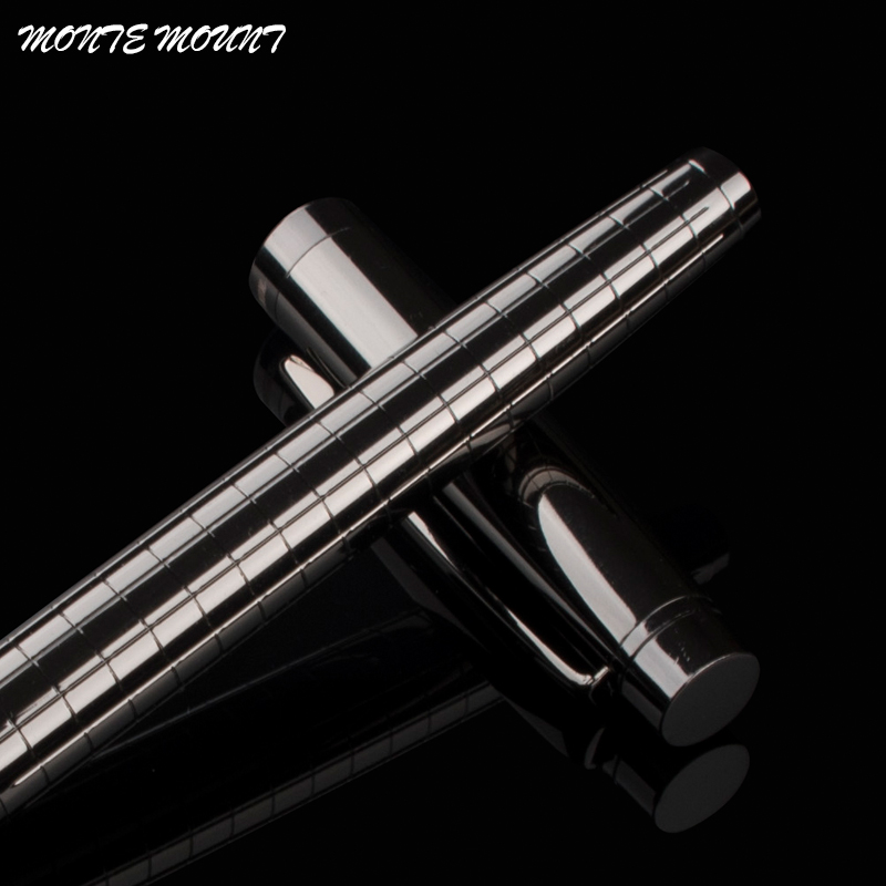 MONTE MOUNT luxury Gray Cross Line Business office Medium nib Rollerball Pen