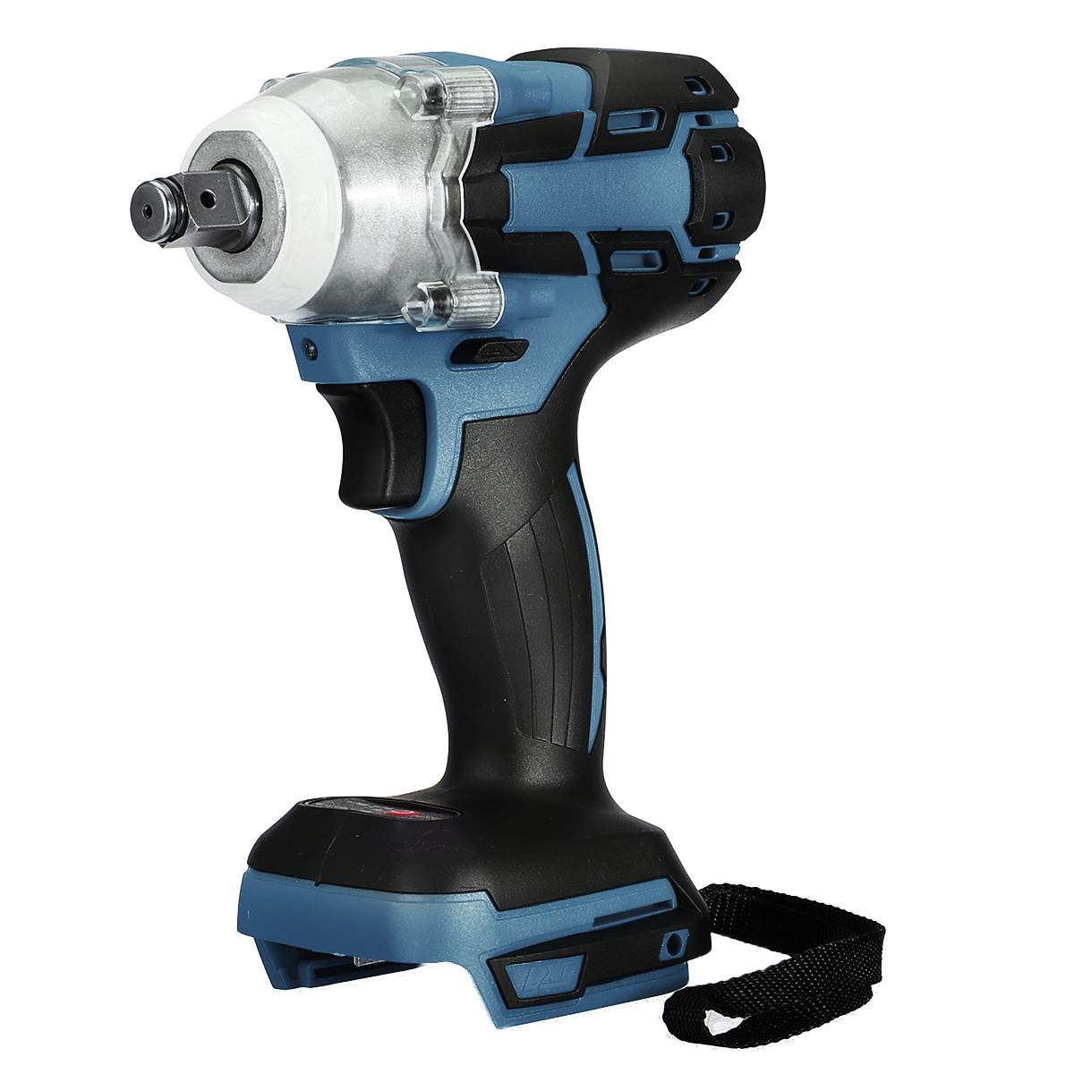 18V Electric Impact Wrench Driver 588Nm Cordless Brushless Wrench Screwdriver 1/2 Rechargeable Socket Wrench for Makita Battery: Blue