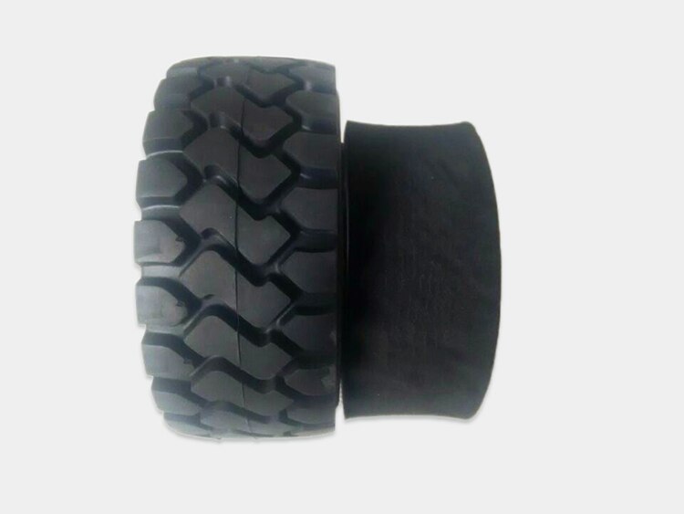 Tire 137mm w/ hard foam For RC Tamiya RC8WD Tractor dump Truck excavator Engineering 1/14 1/12 RC8WD loader,forklif, bulldozer