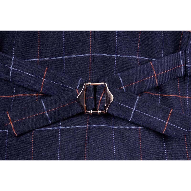 Men's Plaid Vest Formal Dress Business Casual Slim Suit Vest British Style Waistcoat Wedding Vest Male Clothing