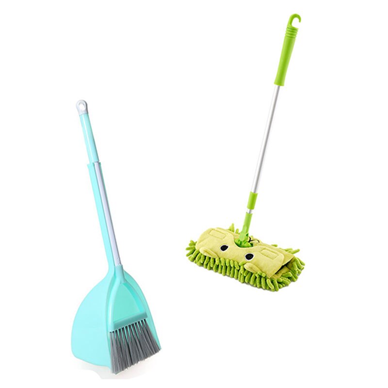 2set kinder Reinigung kinder Haushalt Reinigung Kit Grün, Zart Gelb & Grün, Licht Grün, blau