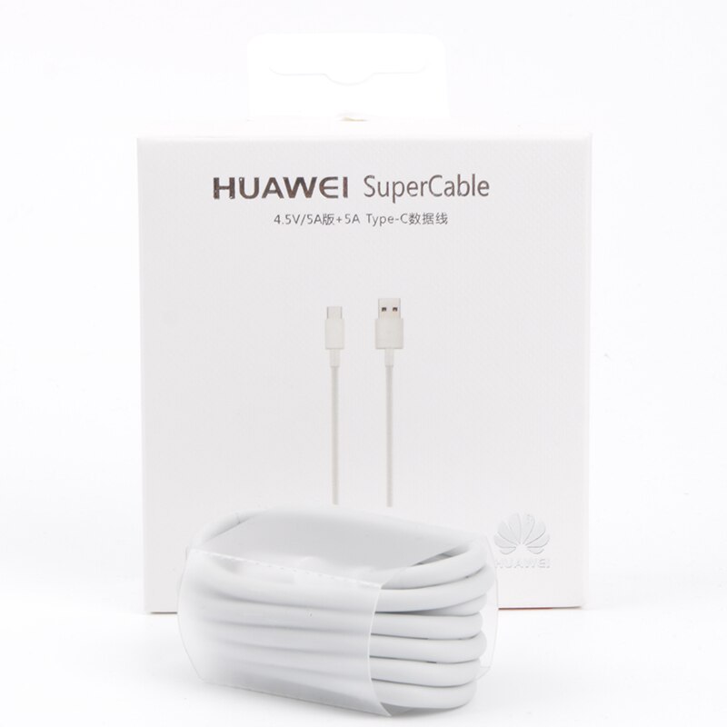 Huawei Supercharge Fast Charger 10V 4A 40W Adapter 5A Type C Data Cable for Mate 20 pro RS Honor 10 Magic 2/P20 pro: Only cable