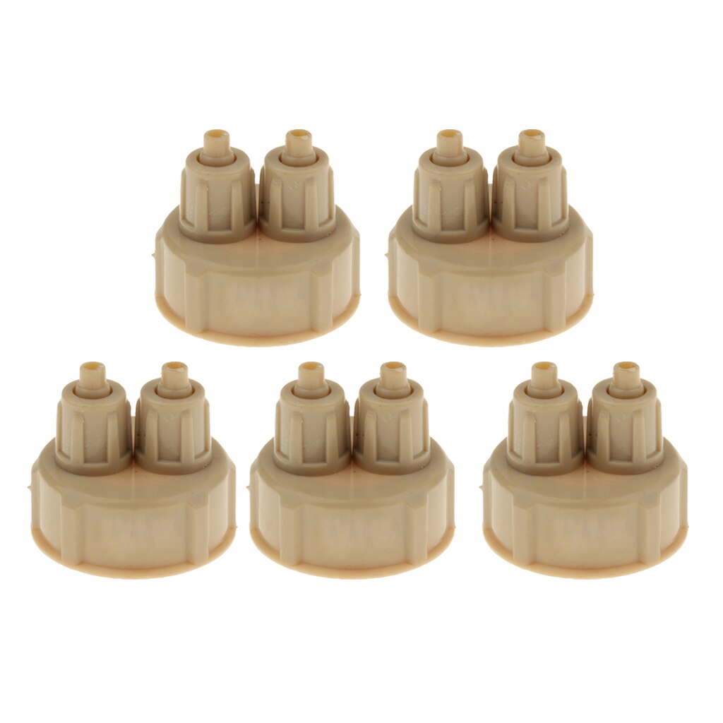 5x Aquarium Bottle Cap For Live Plant CO2 Diffuser Generator System DIY Tool