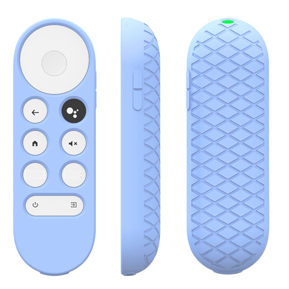 Siliconen Afstandsbedieninghoes – Past Op Chromecast Met TV, Met Antislip Design, Koord En Volledige Toegang Tot Alle Knoppen, Blauw