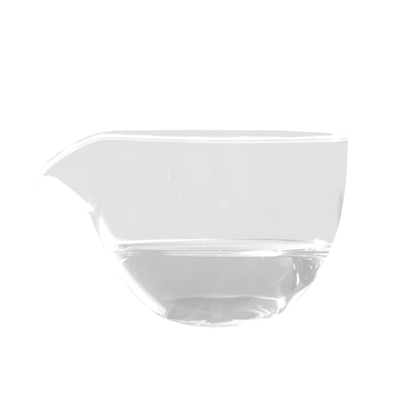 Transparent Glass Fair Cup Heat-Resistant Glass Tea Sea Bubble Tea Uniform Cup Transparent Kung Fu Tea Set: Default Title