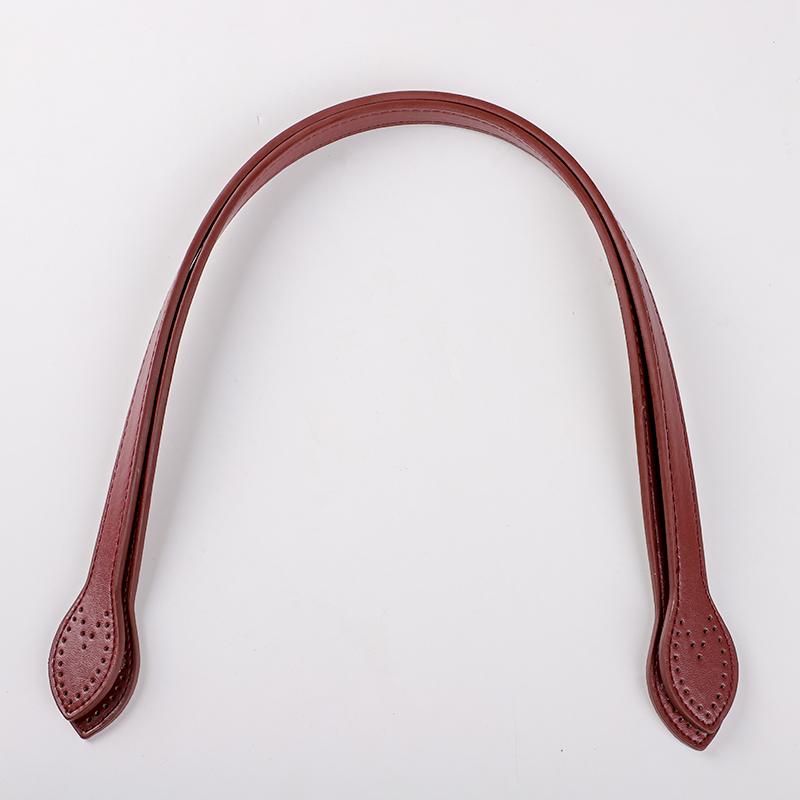 1 Pair Leather bag Handles 58cm Bag Belt Accessories For Bags DIY Replacement Bag Handles Purse Strap Handbag Strap Bag strap: 2