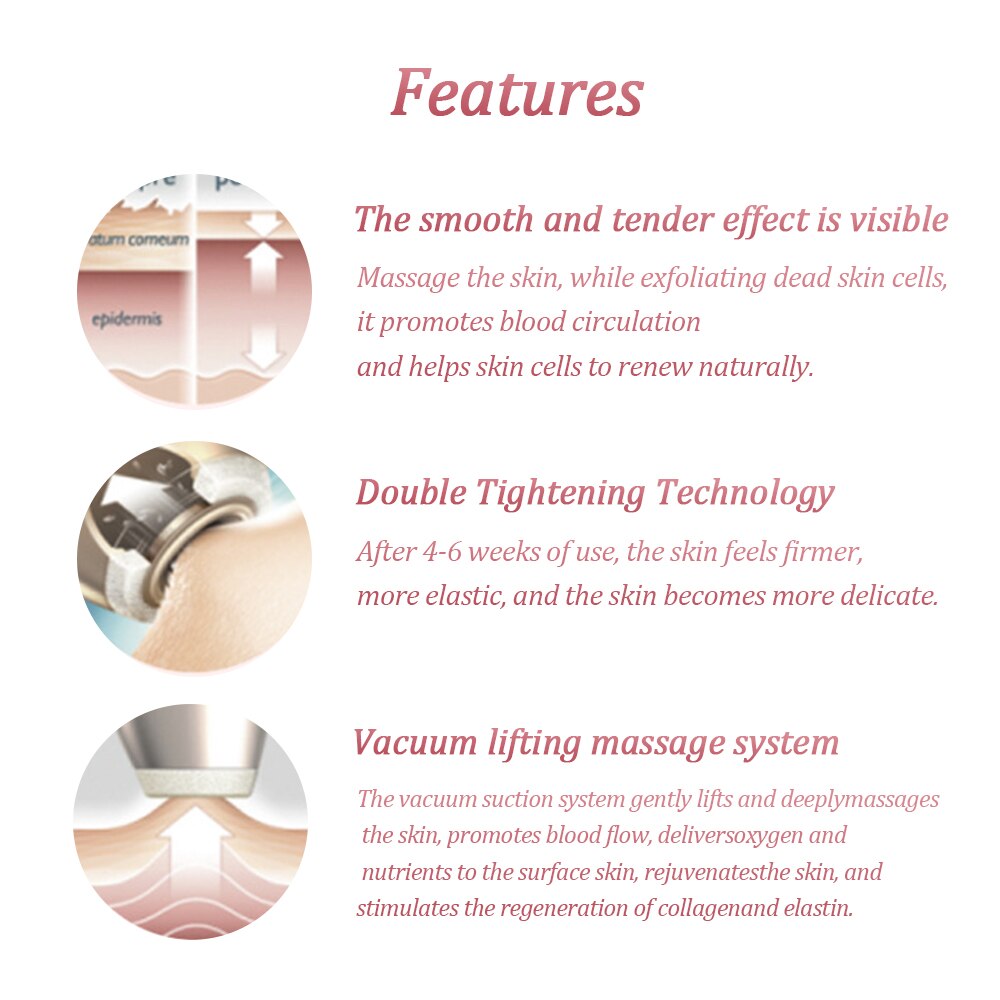 Electric Facial Pore Cleaner Exfoliator Face Blackhead Remover Acne Vacuum Deep Cleansing Suction Machine Nano Sprayer Steamer