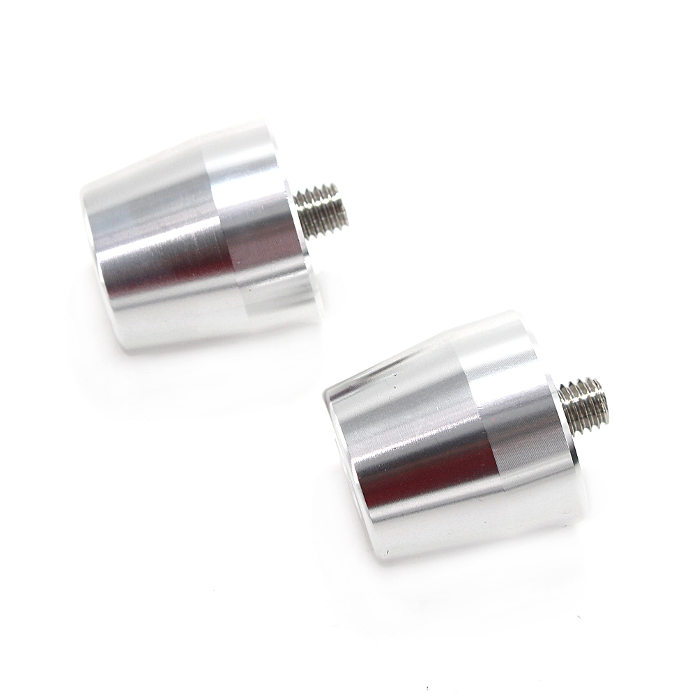 Empuñaduras de manillar para motocicleta KAWASAKI ER6N, ER6F, Z250, Z300, Z650, Z750, Z800, Z900, Z1000, extremos de barra, tapa deslizante, accesorios CNC: Plata