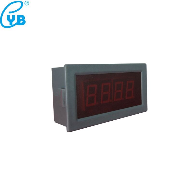 DC100A Ammeter LED Digital Ampere Panel Meter Current Tester Ampere Amp Gauge with Shunt 100A 75mV 3 1/2 LED Display Red Blue