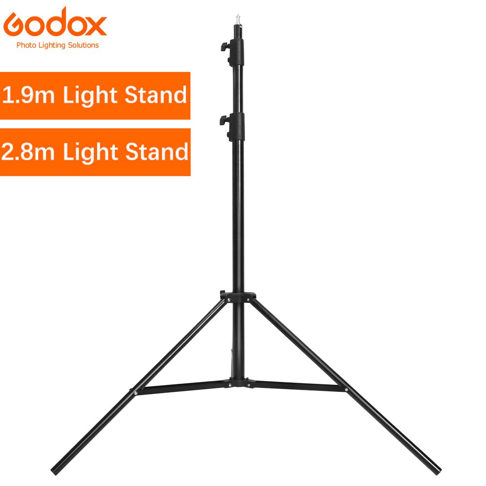 Godox 190Cm 280Cm Fotografie Studio Verlichting Light Stand Statief Voor Flash Strobe Continu Licht