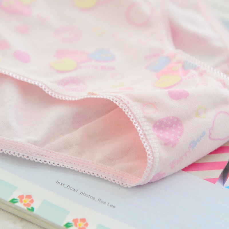 6pcs/set Baby Panties Cotton Kids Underpants Baby Girl Print Briefs Panties For Girls Children's Underpants Random Color