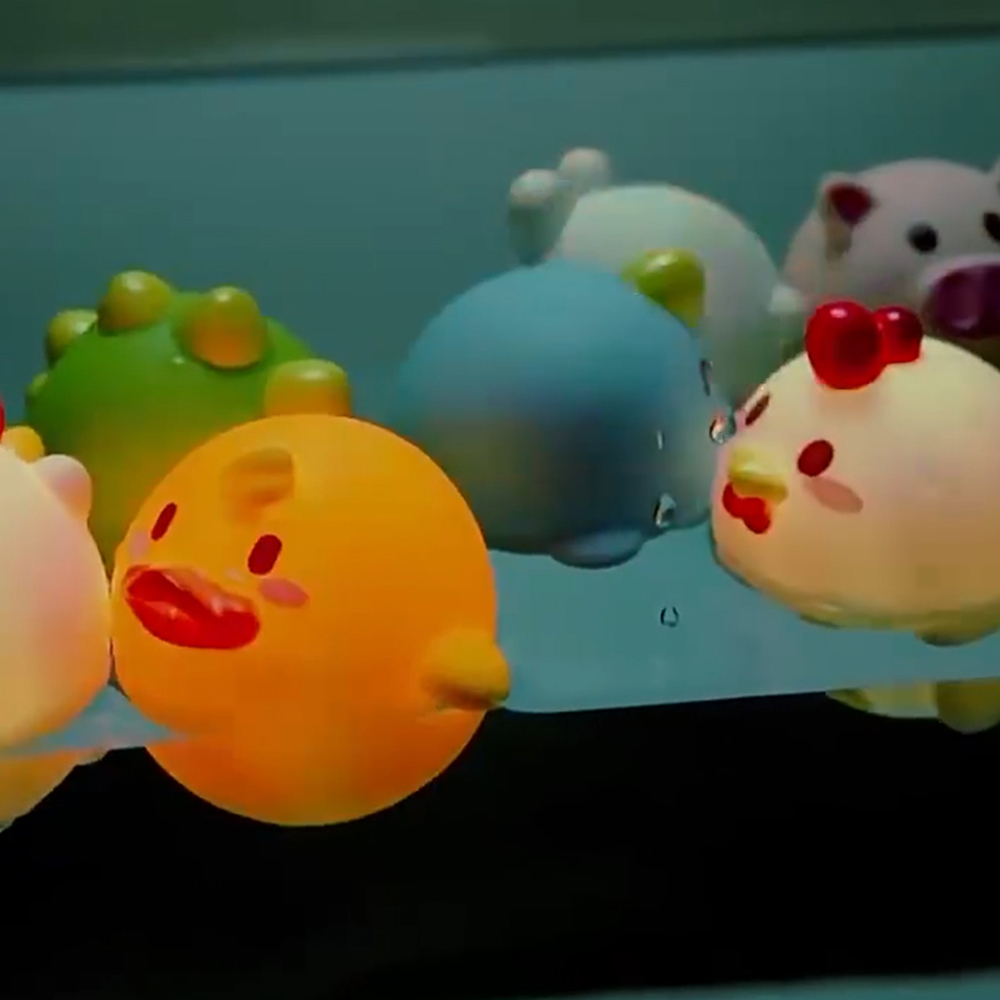 Baby Niedliche Tiere Bad Spielzeug LED Leuchten Spielzeug Schwimmen Wasser Weiche Gummi Float Induktion Leuchtende Ente für Kinder Spielen Lustige