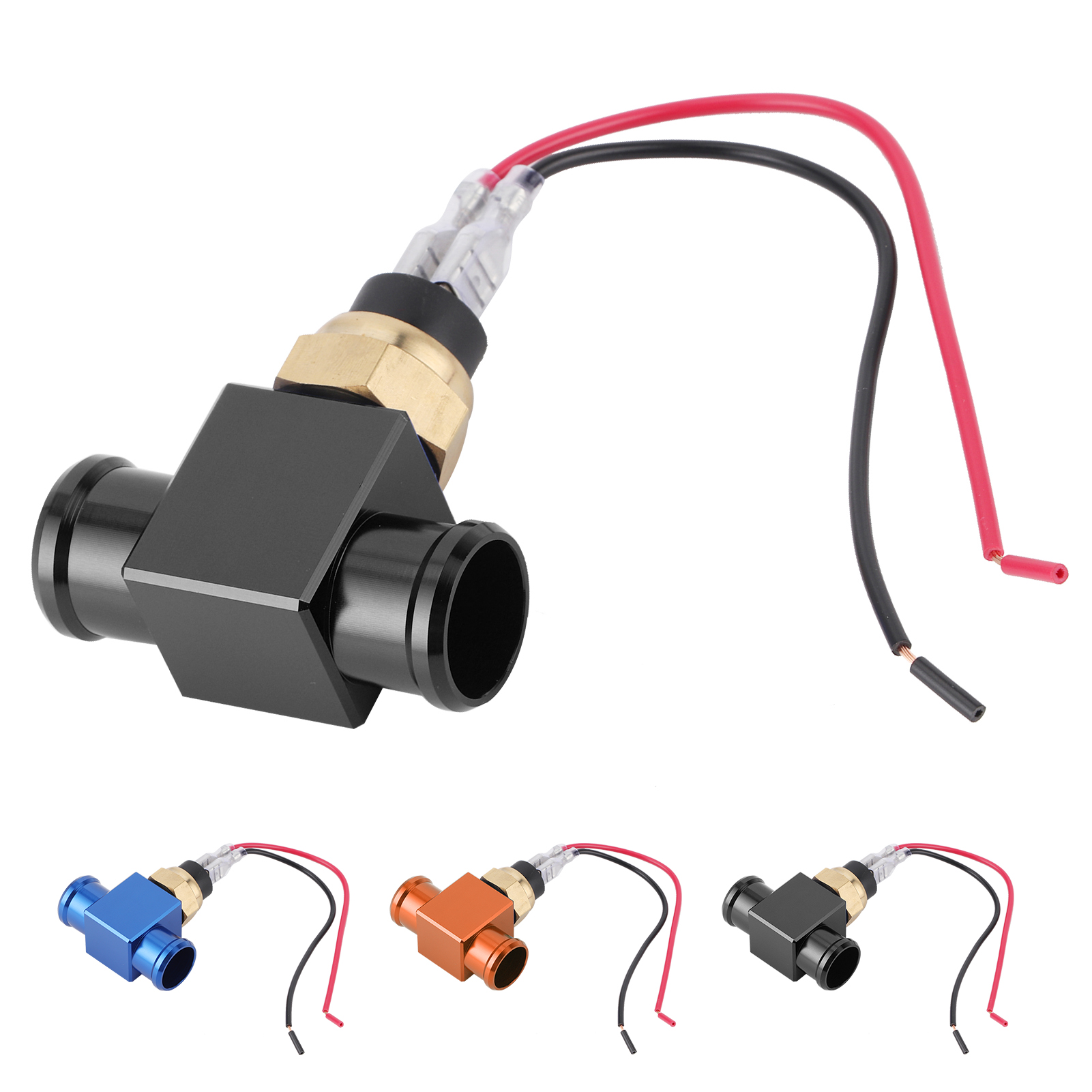 1pc termostat vandtemperaturafbryder radiatormåler radiatorslangeadapter kølevæskeblæsertemperaturføler til xr cr yz yzf kx rxf tc