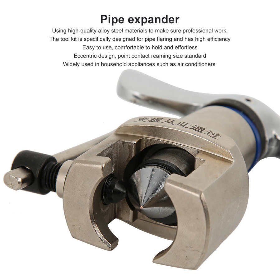 Eccentric Pipe Expander Labor Saving Tapered Flaring Tool Air Conditioner Heater Refrigerator Tube Expanding Repair Hand Tool