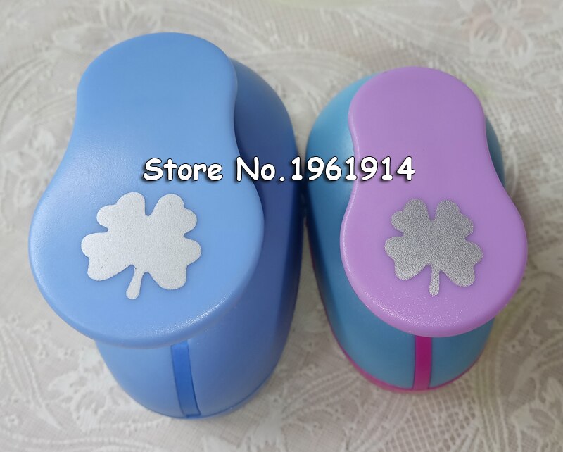 2pcs (2.3cm,1.4cm) four leaf shape craft punch set Punch Craft Scrapbooking school Paper Puncher eva hole punch