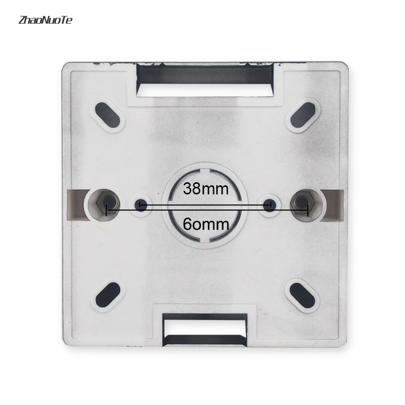 Home Improvement 86 Type Black PVC Surface Mount Junction Box Switch Socket Electronic Project Box