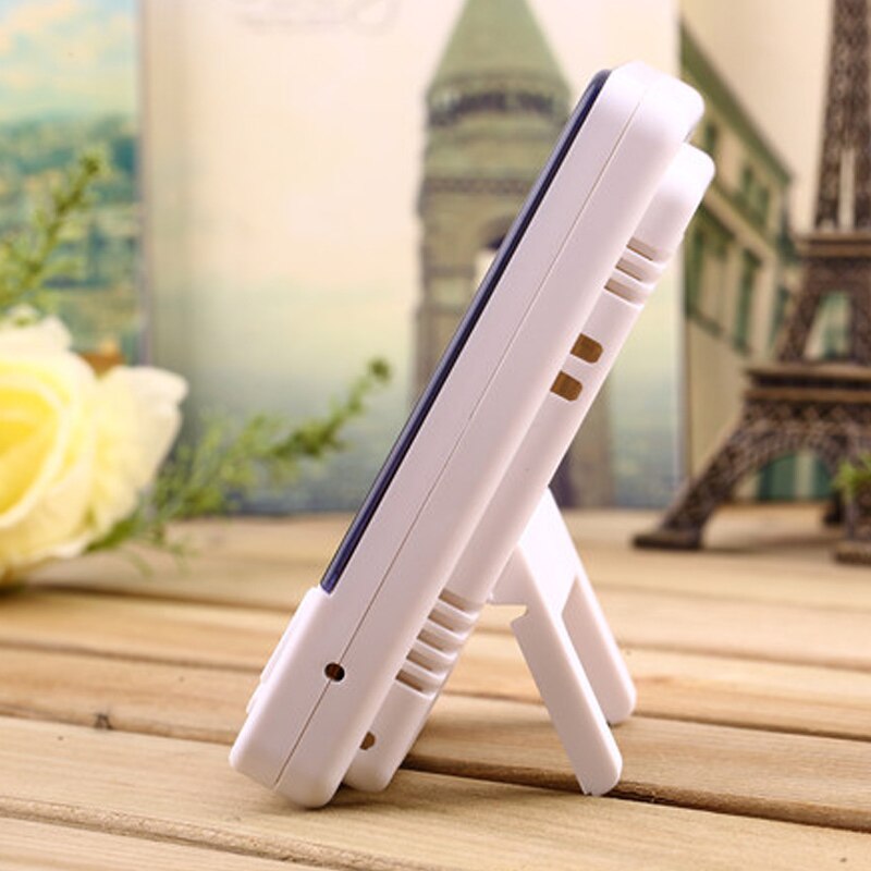 UCHEER 1pc Indoor electronic thermometer alarm clock large screen hygrometer without battery measuring tool