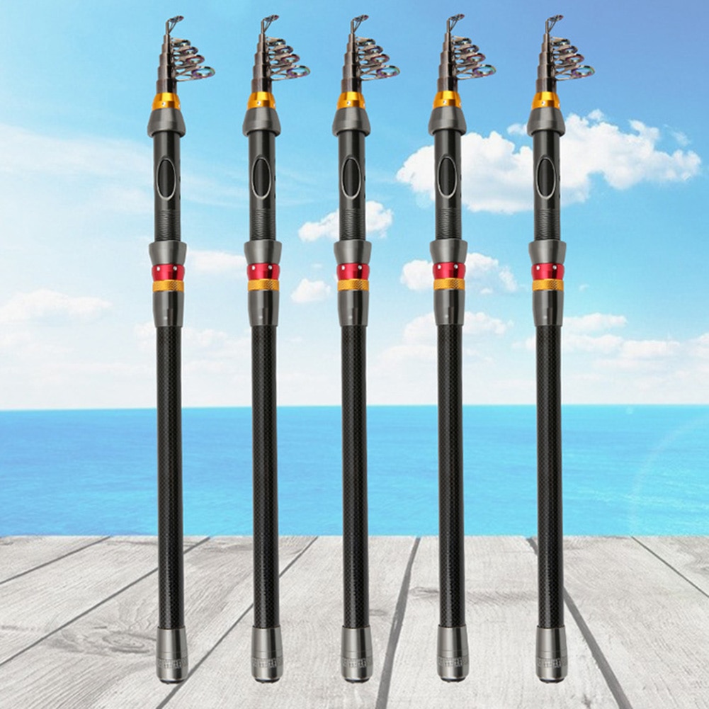Newly Carbon Fiber Fishing Rod Ultra Short Mini Sea Rod Portable Rock Fishing Rod