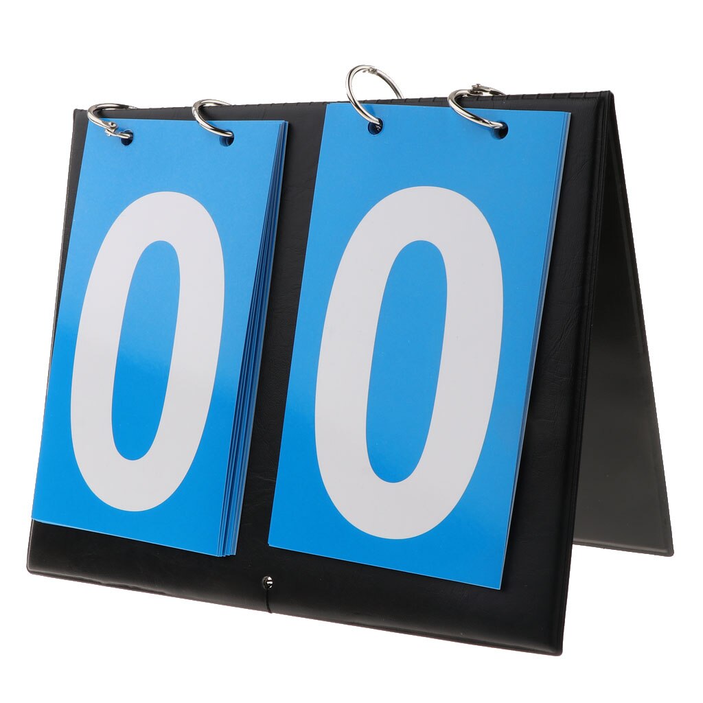 2-Digital Scoreboard Portable Tabletop Score Keeper Kits: Blue