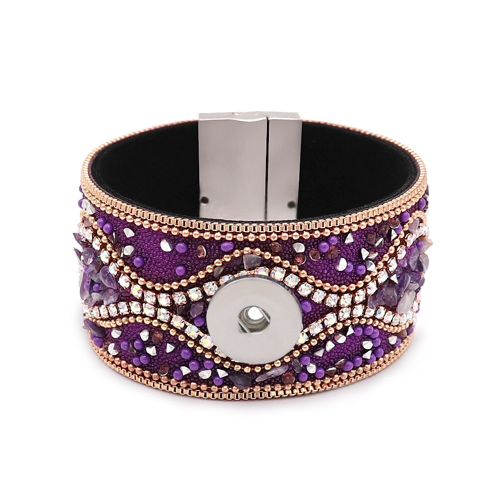 New Fashion 20mm 18mm bottone a pressione bracciale gioielli fai da te ND328