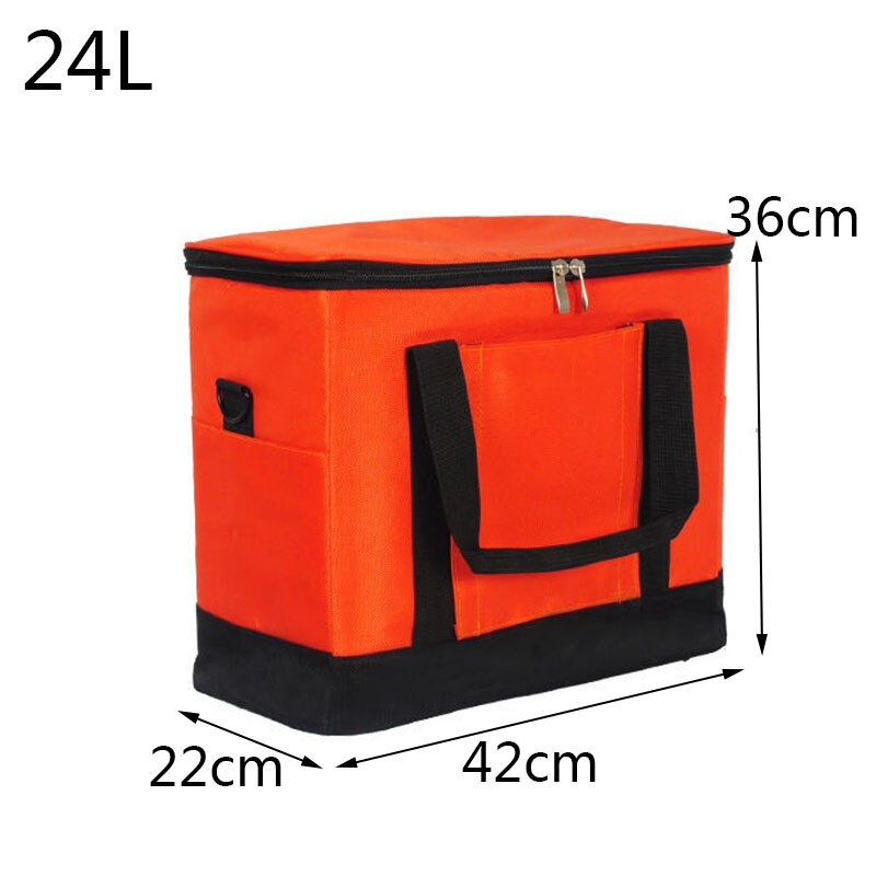 24l Koeltas Isolatie Pakket Thermo Koelkast Auto Ice Pack Picknick Grote Geïsoleerde Thermische Ice Box Lunch Koeltas