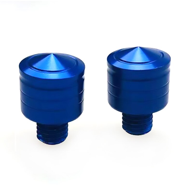 Rétroviseurs de moto pour Kawasaki Z400 Z650 Z750 Z800 Z250, 2 pièces, adaptateur de montage de rétroviseur latéral: Bleu