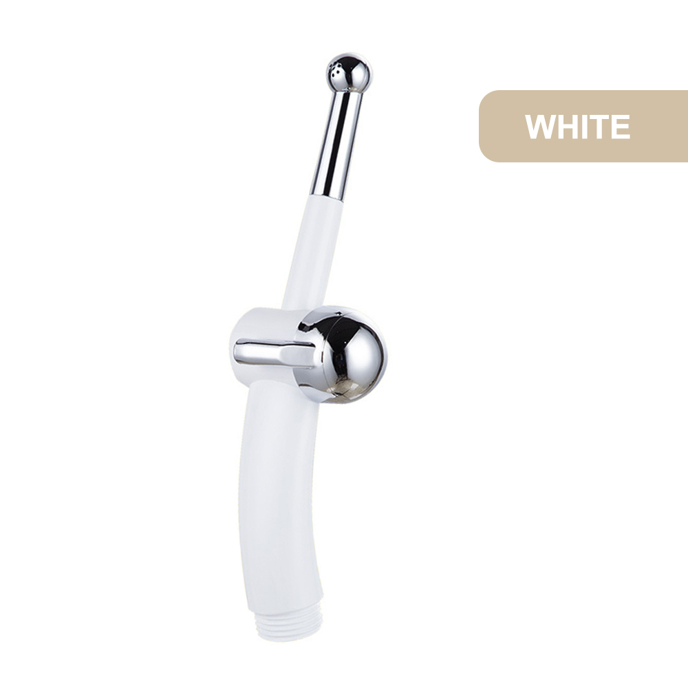 Handheld Badkamer Wc Bidet Douchekop Nozzle met 1.5M Telefoon Doucheslang Draagbare Luier Bidet Wc Shattaf Sproeier: WHITE
