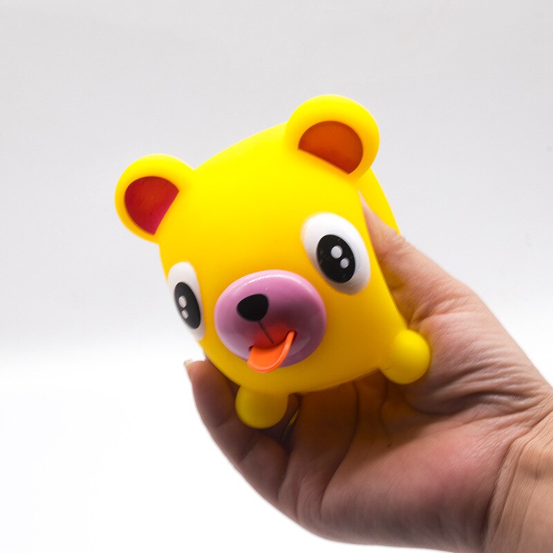 Gritando estresse animal criativo bonito amassar animal engraçado língua para fora alto boneca descompressão respiradouro descompressão artefato brinquedo
