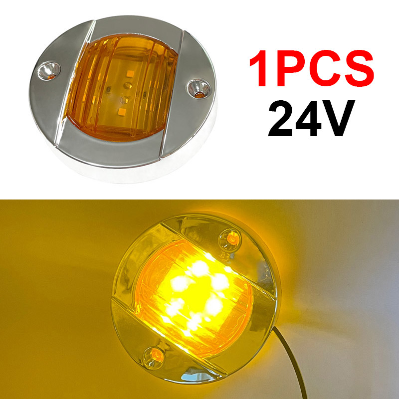 1 kpl  dc12v/24v veneen peräpeilin led-perävaloa pyöreä kylmänvalkoinen led-takavalo jahtilisävaruste sininen/valkoinen/keltainen/vihreä/punainen: Sininen