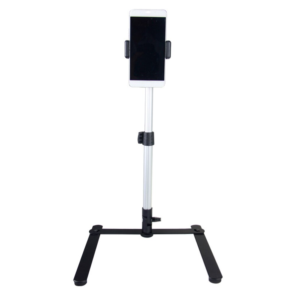 Photography Adjustable Table Top Stand Set Mini Monopod+Phone Clip Fill-In Light Bluetooth Control