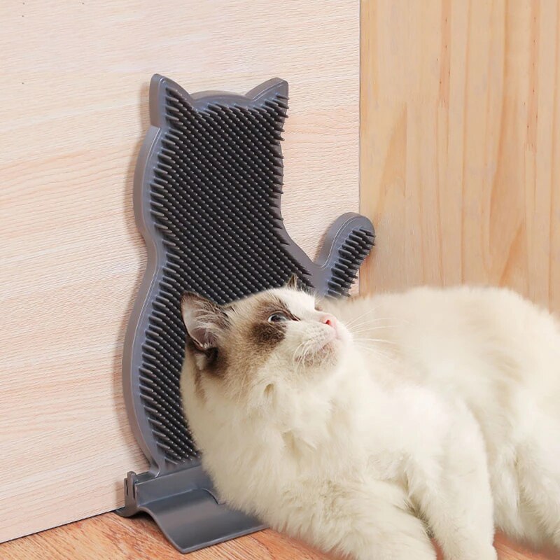 Cats Brush Self Massage Groomer Comb Cat Rubs The Face With Tickling Comb Wall Groomers Soft Grooming Brush Cat Accessories