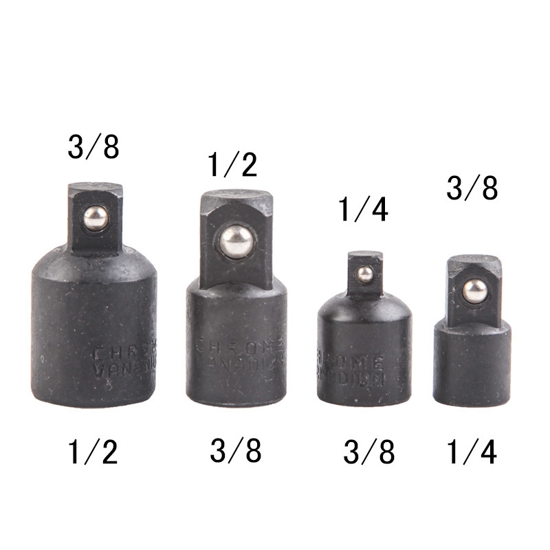 4pcs Impact Extension Socket Adapter Socket Set Extension 1/4 3/8 1/2Inch Hex Shank Drill Extension Nut Driver Sockets Hex Shank: Type1