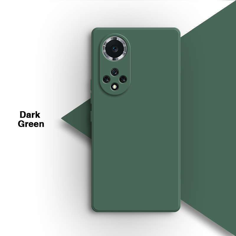 Einfache Original-Handyhülle für Huawei Nova 9 Nova 9 Profi SE 9 Profi 9 SE 5G, hochwertige, quadratische, flüssige Silikon-weiche Handy, Mobiltelefon Rückseite: PE / dunkel Grau