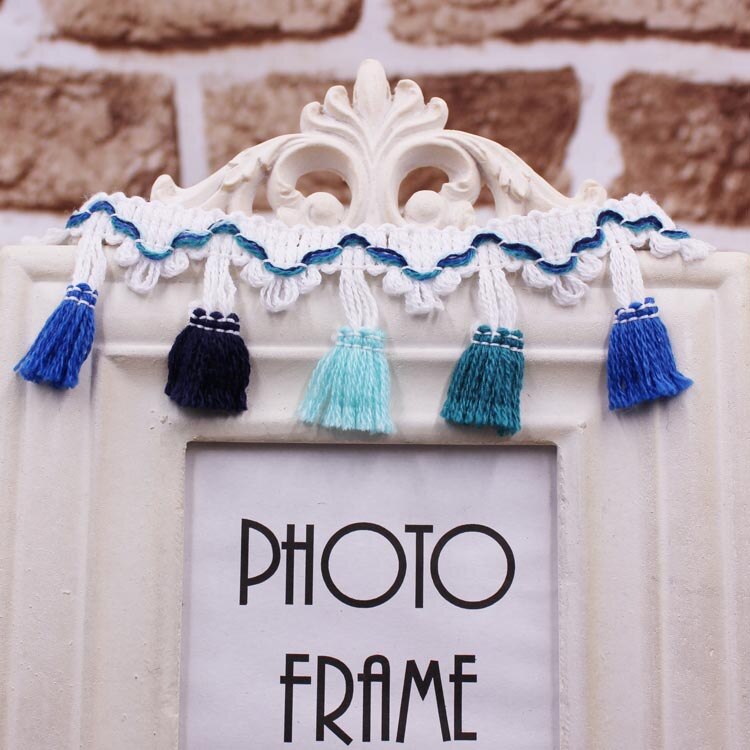 Meldplicht 2y/lot 5 cm Katoenen Draad Kwastje Kant Lint Trim Fringe Stof Kleding Naaien Ambachten DIY Decor Materialen: 3