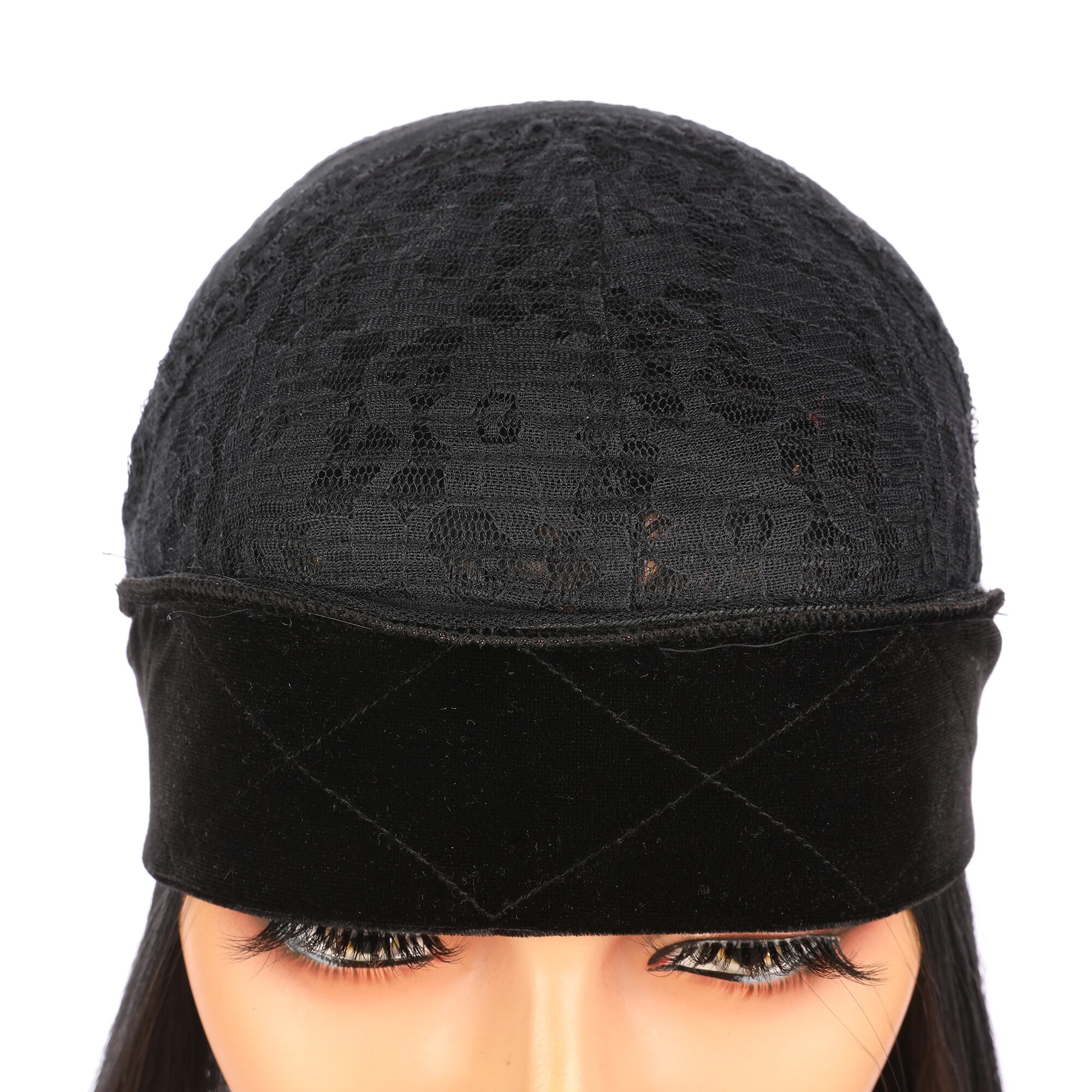 Natürliche Schwarze Volle mechanismus Synthetische Perücke sLong Lockige Hohe Temperatur Seite Teil Für Schwarz/Weiß Frauen Durchschnitt Kappe Größe