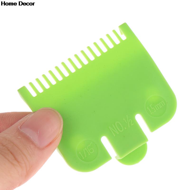 Guía de corte para hombres, peine verde de 1,5mm, Kit de herramientas de corte de pelo, accesorios limitados, diferentes estilos, 1 ud.