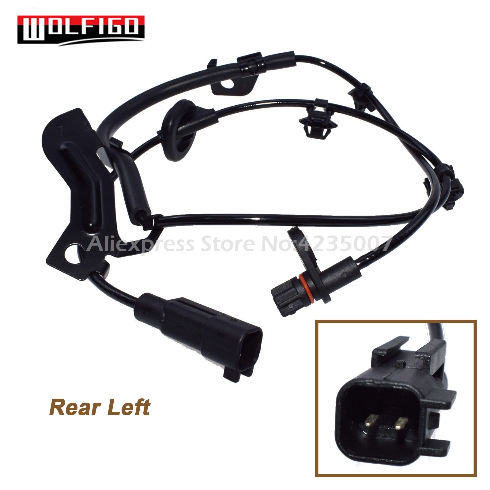 Wolfigo Voor Achter Links Rechts Abs Speed Sensor W/Of W/O Pigtail Voor Mitsubishi Lancer Asx ALS1784,ALS1785,AS1818,ALS2372: Rear Left