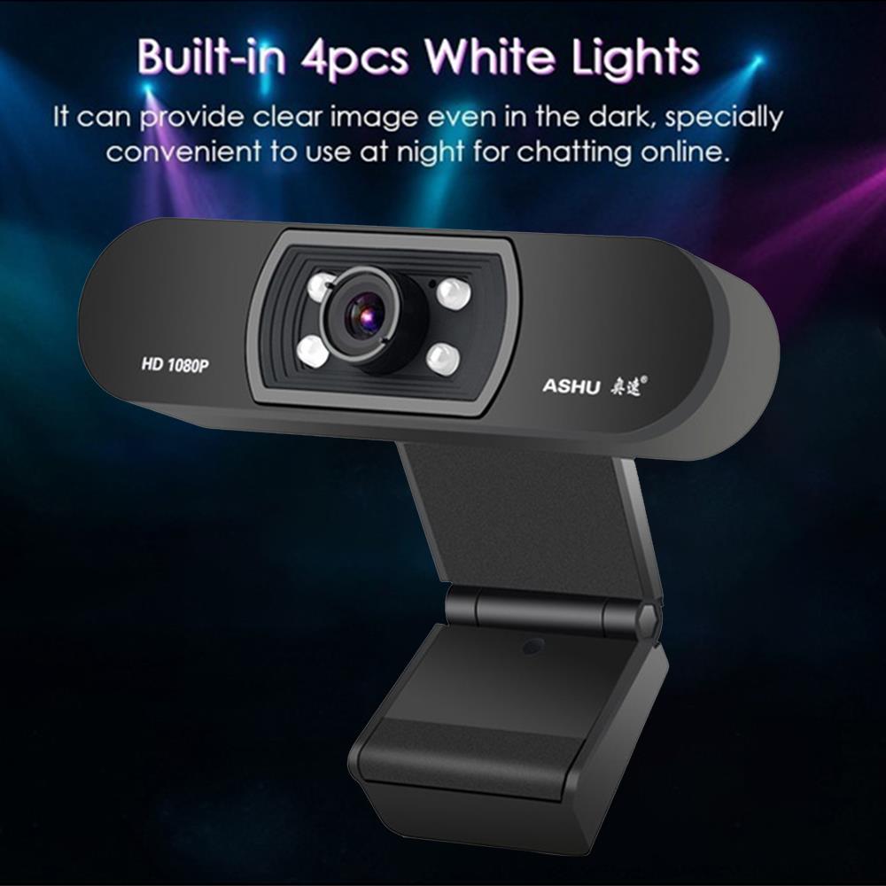 Full Hd1080p Camcorder Photography Computers 1080P Usb Camera Cam Computers Camera Webcams Digital Camerahd Microphone Camera