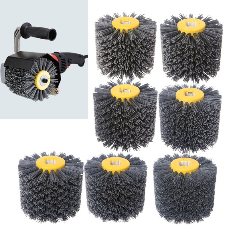 Deburring Abrasive Wire Drawing Round Brush Head Polishing Grinding Buffer Wheel