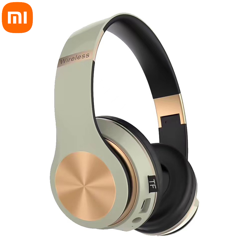 Xiaomi Gaming Hoofdtelefoon 5.0 Bluetooth T5 Muziek Opvouwbare Oortelefoon Bluetooth Draadloze Koptelefoon Voor Telefoon Bedrade Headset Gamer 2025: Black
