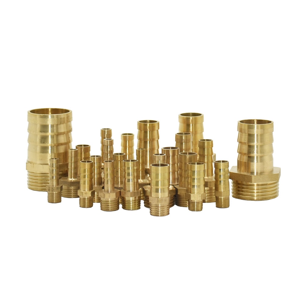 Conector de latón de 1 "macho a 16mm, 19mm, 25mm y 32mm, Conector de cobre para manguera de jardín DN15 DN20 DN25, 1 unidad