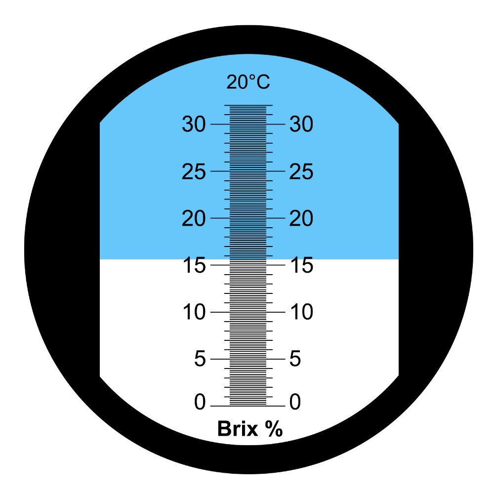 0-32% Brix Refraktometer ATC High-Konzentriert Zucker Lösung Inhalt Test Werkzeug 0.2% Division, brandy Bier Obst Gemüse