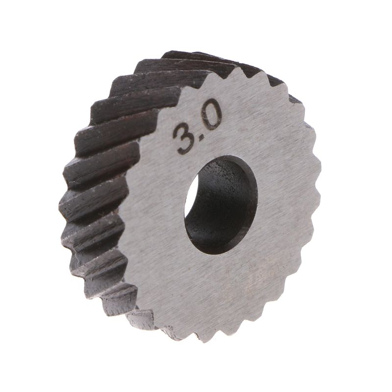 2pcs Diagonal Linear Knurl Wheels Knurling Knurler Tool 1.0/1.2/1.8/3.0mm Pitch
