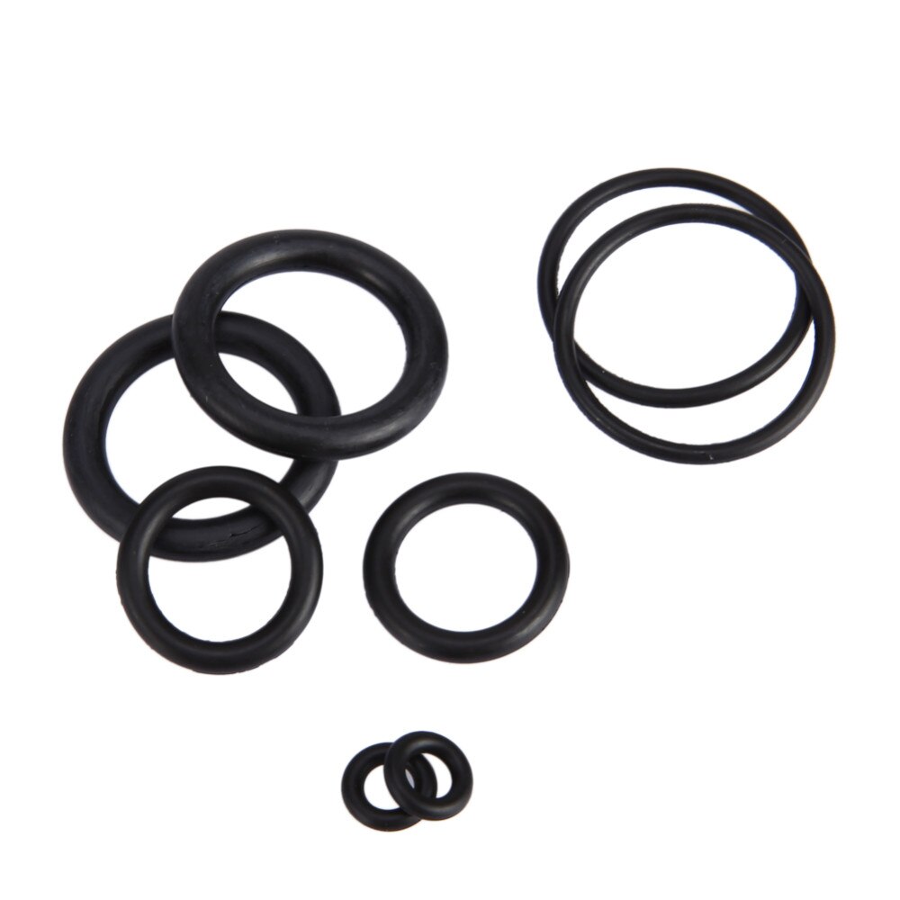 18 størrelser 225 stk værktøj plast metrisk o-ring o-ring skivetætninger sortiment sort til bil reparation af biler