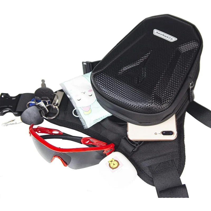 Motorcycle Waist Bag Leg Bag Men Women Bicycle Riding Tactics Thigh Waist Bag Mobile Phone Storage Hip Bag Cycling Backpack