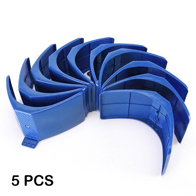 Percha de palomas de 1/5/10 piezas, marco de apoyo para palomas, parrilla, refugio para aves, suministros para pájaros, soporte azul _ WK: 5pcs