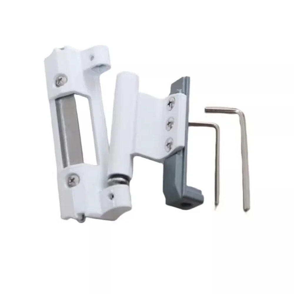 Raamdeur gebroken brug aluminium binnenopening ondersteboven scharnier hardware scharnier 1pcs: WHITE