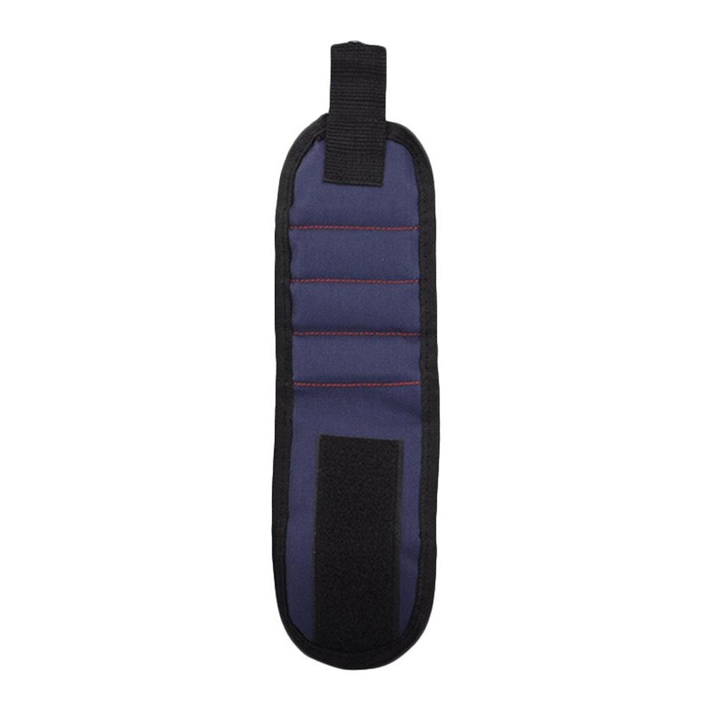Three Row Magnetic Magnetic Wristband Kit Built-In 2Pcs Super Powerful Magnets Strong Magnets For Holding 1 Pcs: blue
